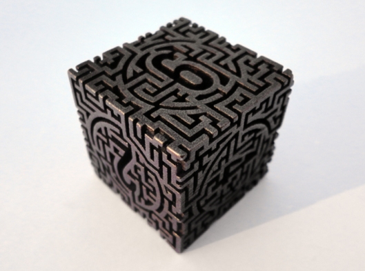 Labyrinth d6 - Borg Cube dice